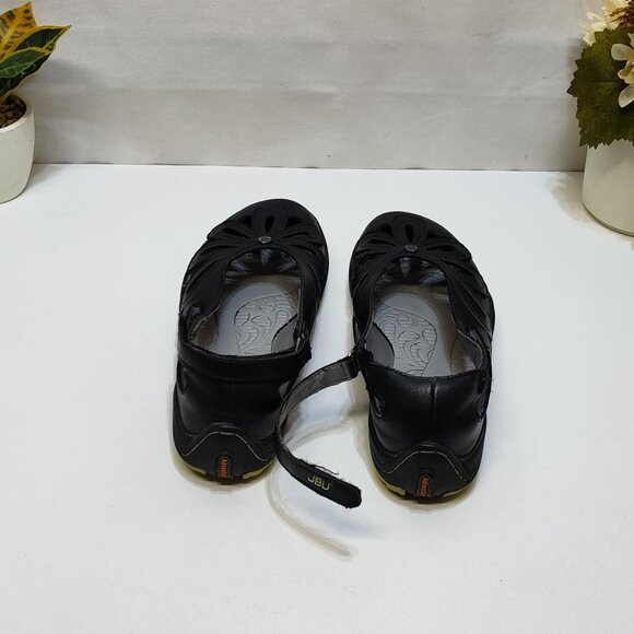 JBU Adventure On Juniper Flats Vegan Leather Round Toe Hook Loop Heel Strap 6.5M - Picture 7 of 10